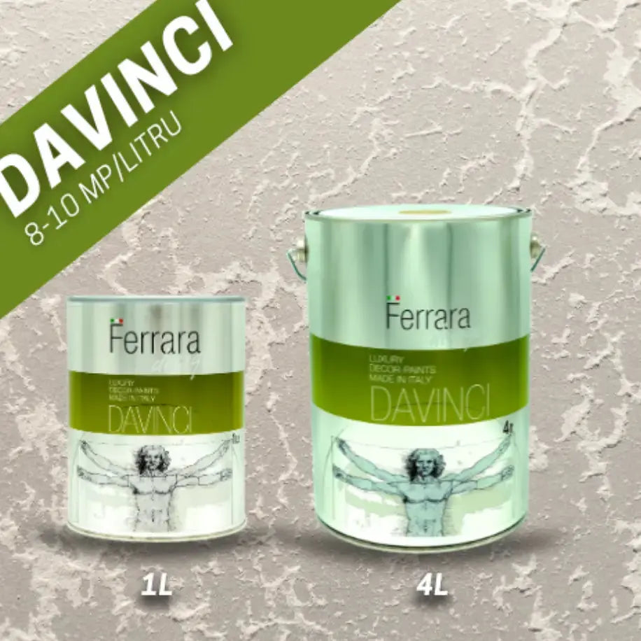 2 cans with Luxury decorative paints from Ferrara Design 