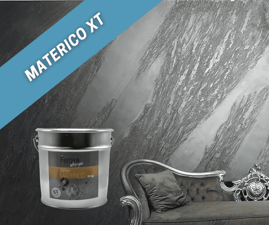 Materico XT Decorative Plaster, Ferrara Design, White, for Interior Use, 6KG -24KG Ferrara Design North UK