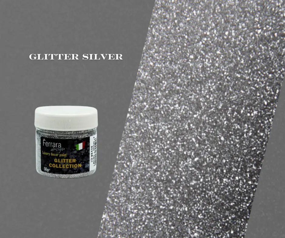 Ferrara Design Decorative Glitter – Multiple Colours (50g / 100ml) Ferrara Design North UK