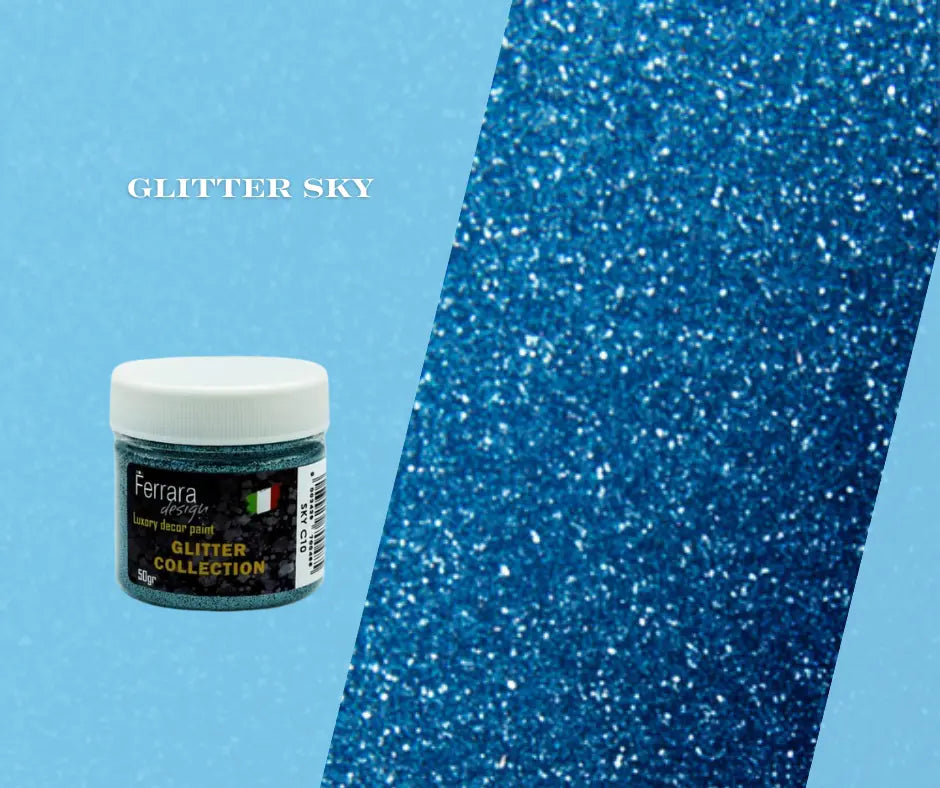 Ferrara Design Decorative Glitter – Multiple Colours (50g / 100ml) Ferrara Design North UK
