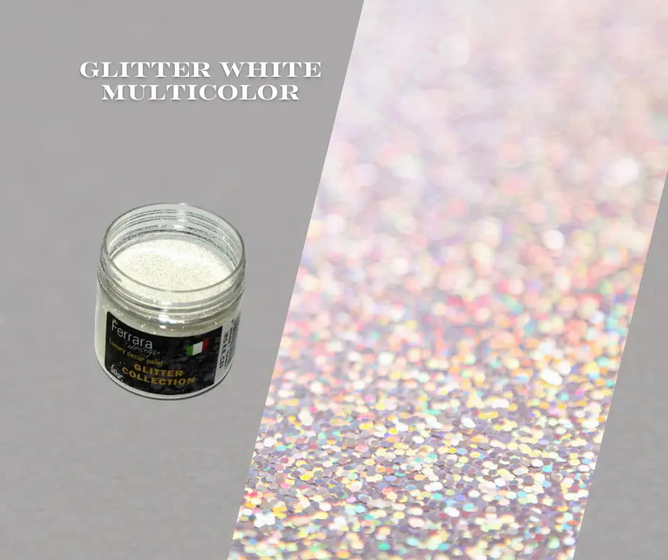 Ferrara Design Decorative Glitter – Multiple Colours (50g / 100ml) Ferrara Design North UK