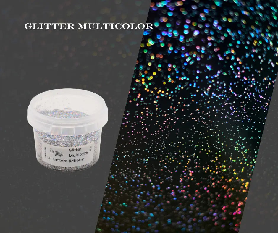 Ferrara Design Decorative Glitter – Multiple Colours (50g / 100ml) Ferrara Design North UK