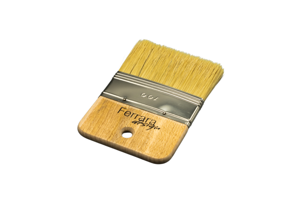 100 mm Ferrara Design Brush for Decorative Paint, Natural Bristles