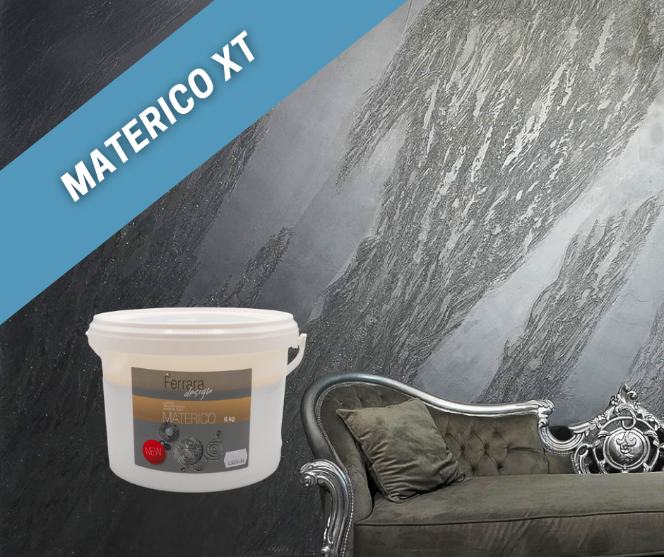 Materico XT Decorative Plaster, White, for Interior Use, 6 KG