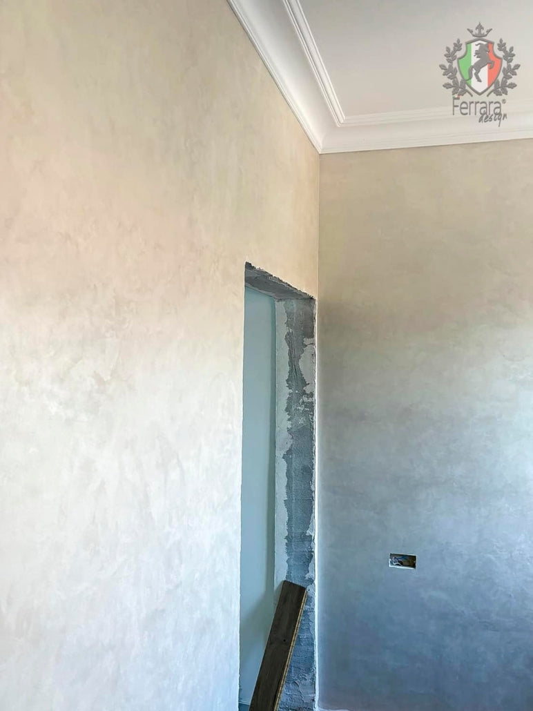Dolcevita Decorative Paint can be used in a modern room 