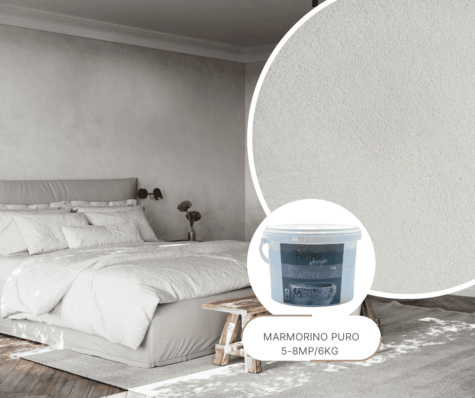 Microcement Marmorino Puro Decorative Finish by Ferrara Design