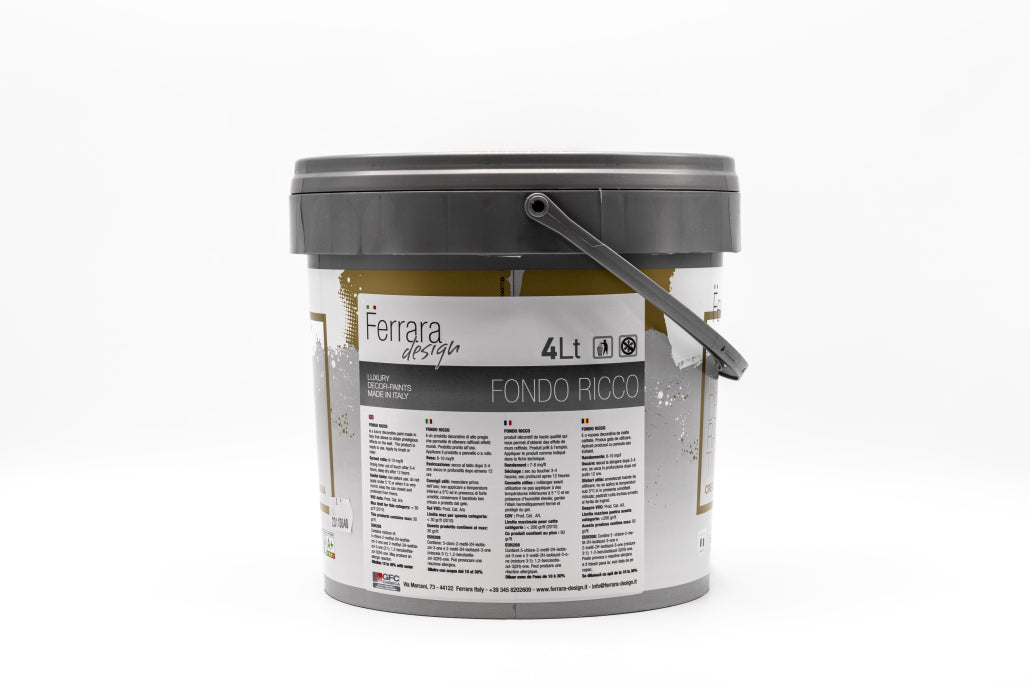 Fondo Ricco – Decorative Paint Primer, White, 4L