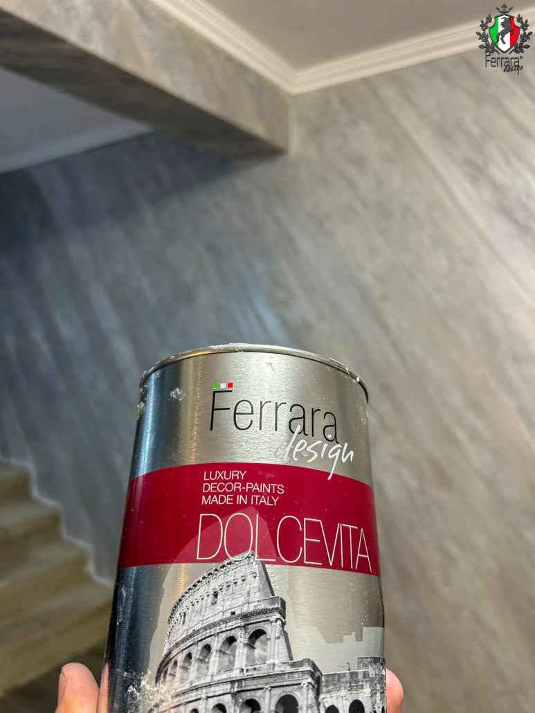 Dolcevita Decorative Paint can be used in a modern room 