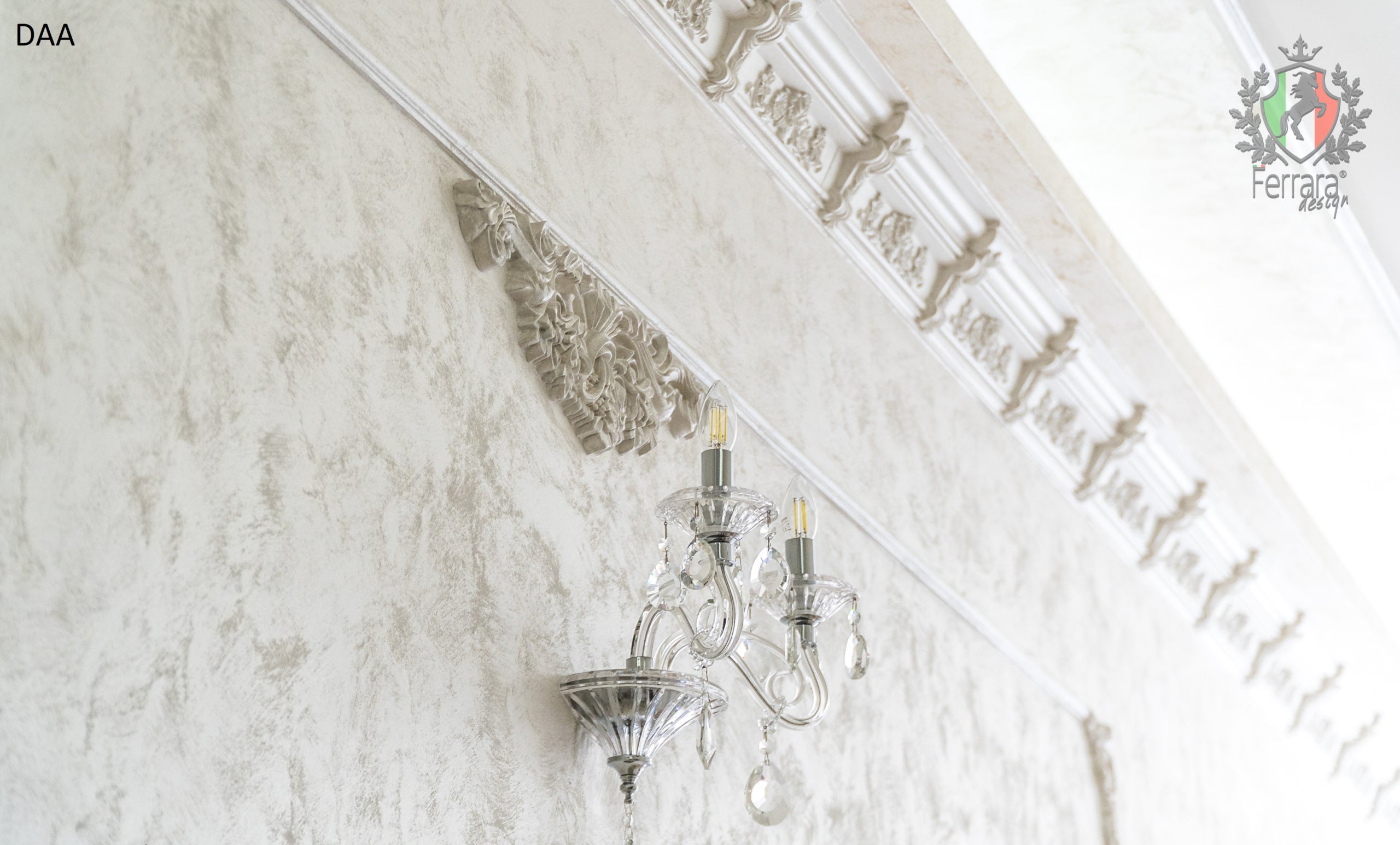 Davinci decorative paint, Ferrara Design, water-based, for interior use