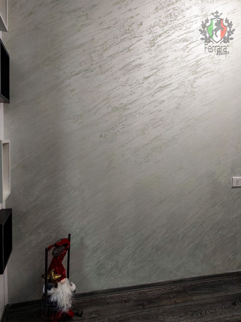 Sandy – Pearlescent Decorative Paint by Ferrara Design | Water-Based Interior Finish