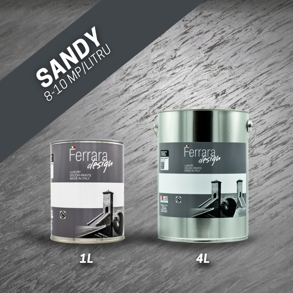 Sandy – Pearlescent Decorative Paint by Ferrara Design | Water-Based Interior Finish