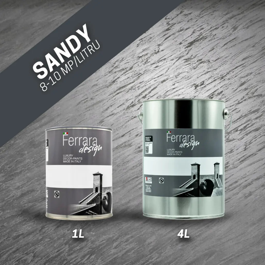 Sandy – Pearlescent Decorative Paint by Ferrara Design | Water-Based Interior Finish Ferrara Design North UK