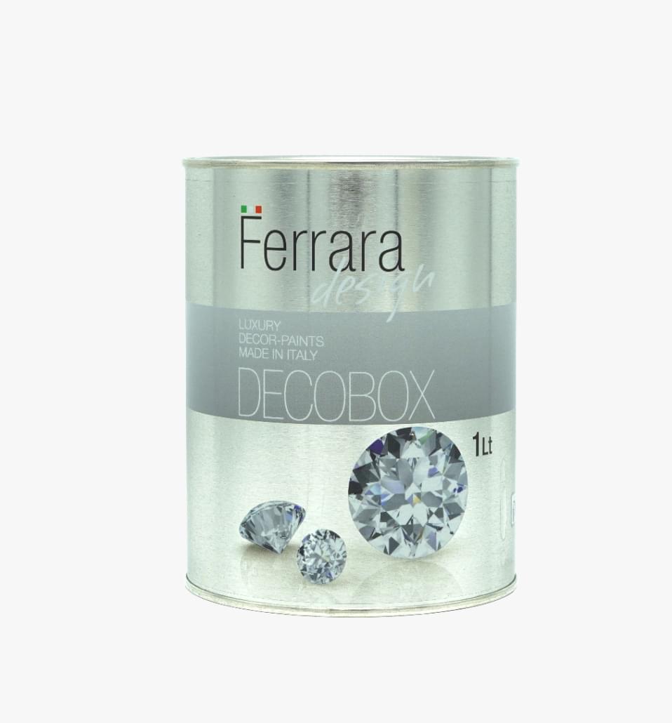 Decobox Glossy Single-Component Varnish, Ferrara Design, Transparent, 1L