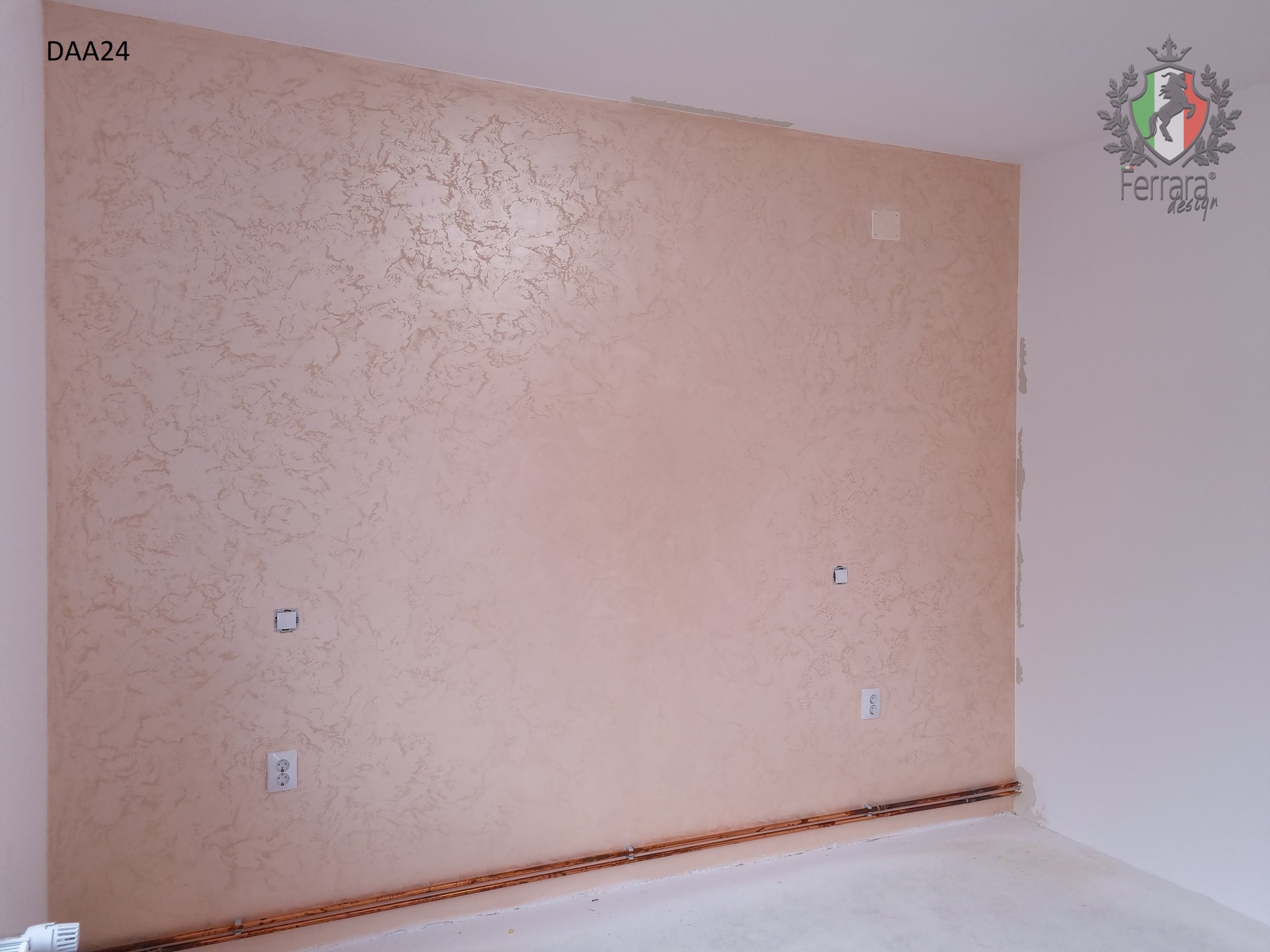 Davinci decorative paint, Ferrara Design, water-based, for interior use