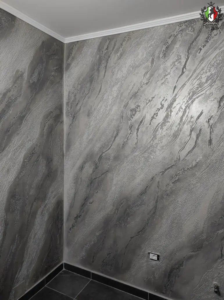Materico XT Decorative Plaster, Ferrara Design, White, for Interior Use, 6KG -24KG Ferrara Design North UK