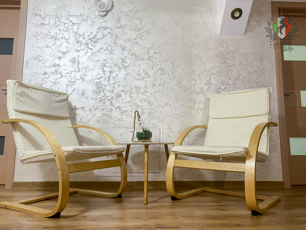 Sandy – Pearlescent Decorative Paint by Ferrara Design | Water-Based Interior Finish