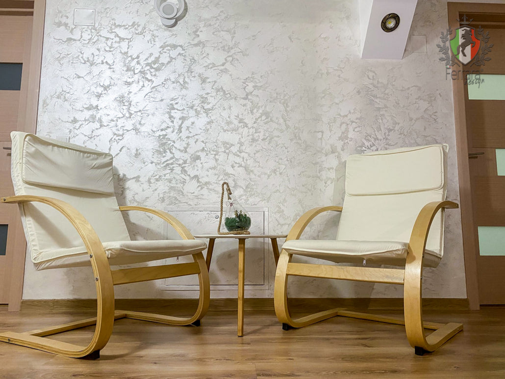 Sandy – Pearlescent Decorative Paint by Ferrara Design | Water-Based Interior Finish