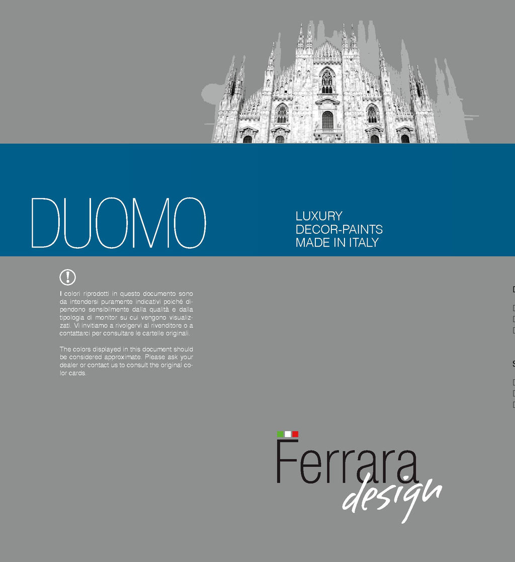 Duomo Decorative Paint – Ferrara Design — Water-based Interior Finish