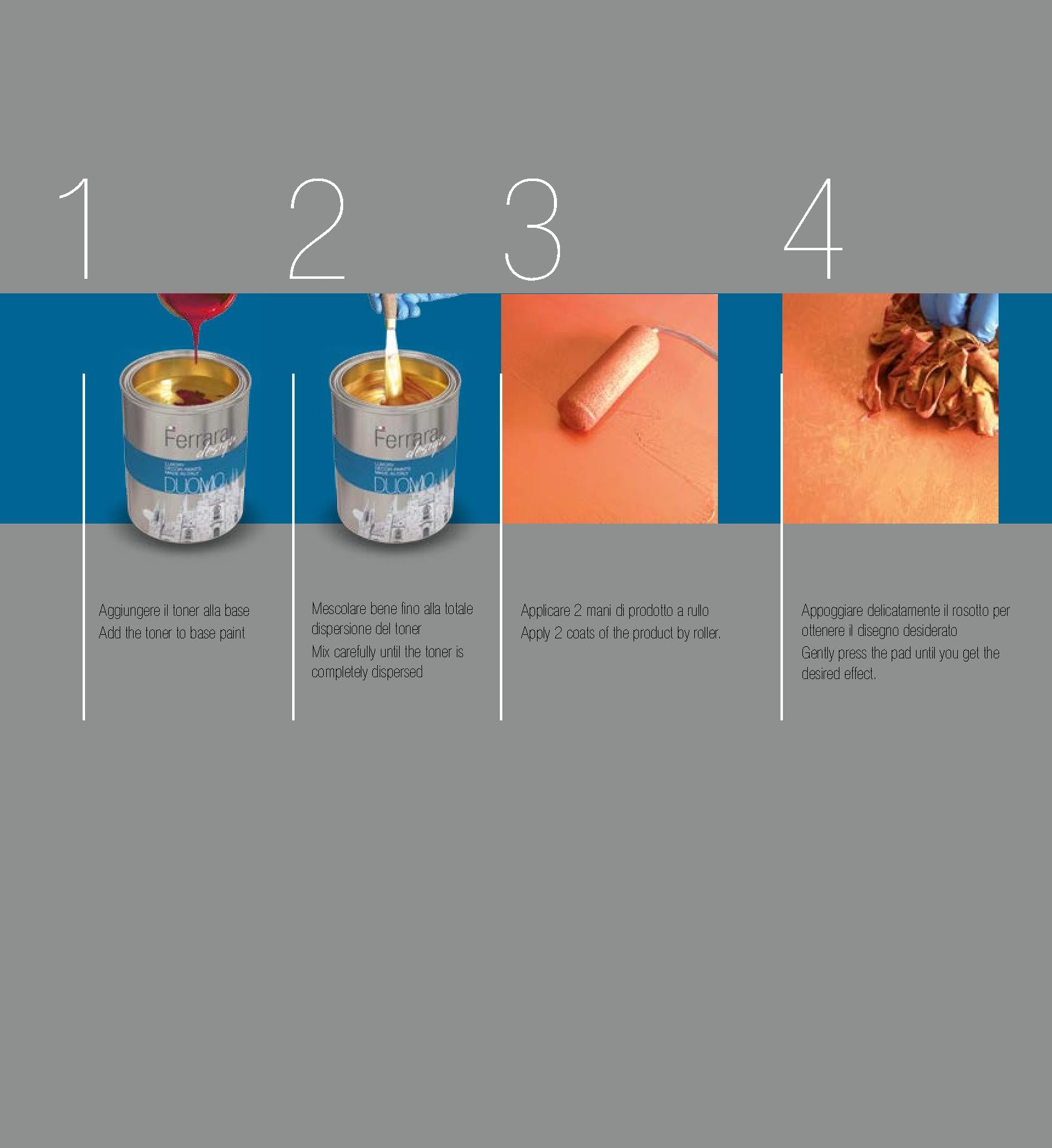 Duomo Decorative Paint – Ferrara Design — Water-based Interior Finish