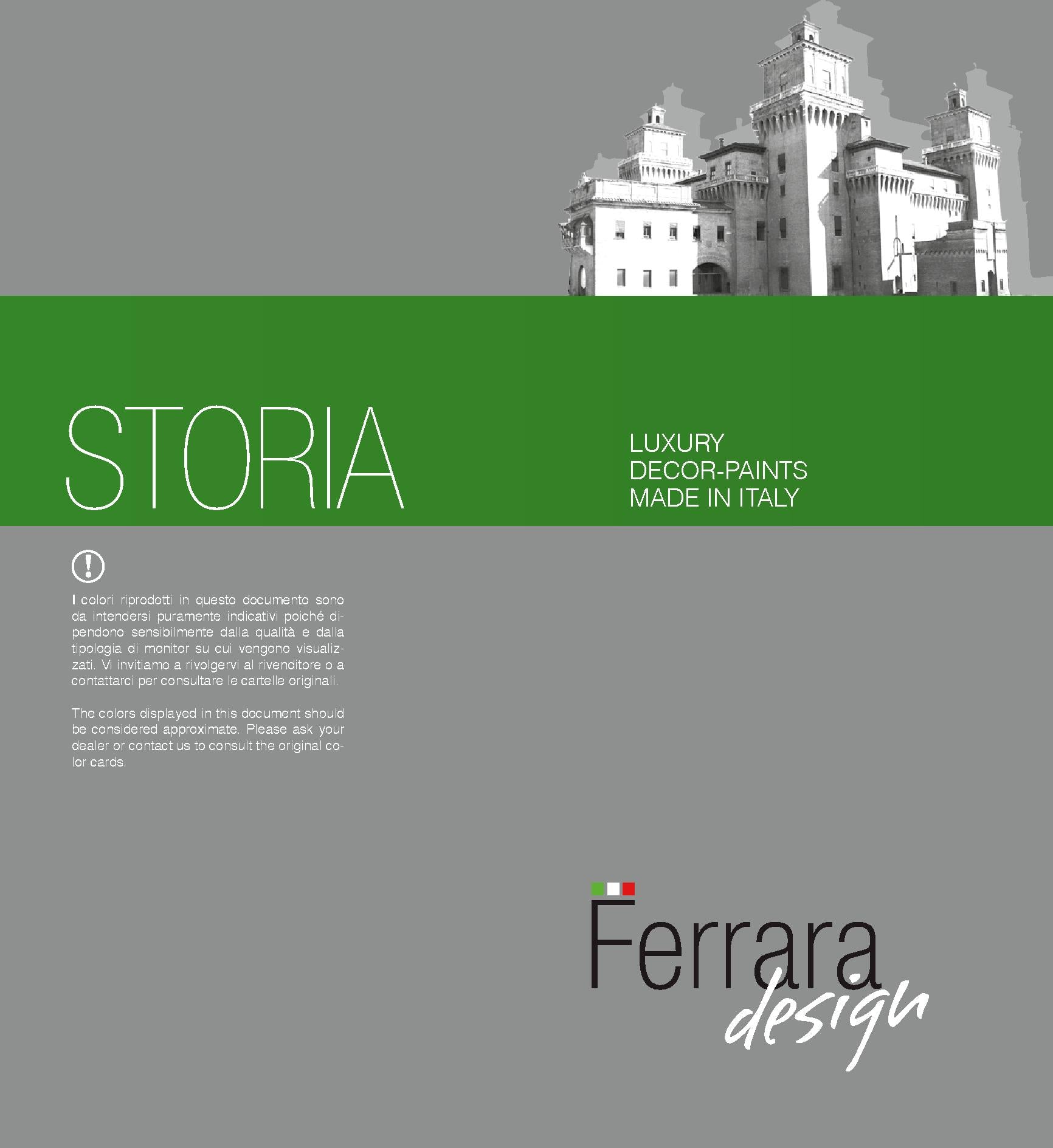 Storia Decorative Paint, Ferrara Design