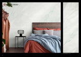 Venetian marble effect plaster wall in high-end bedroom